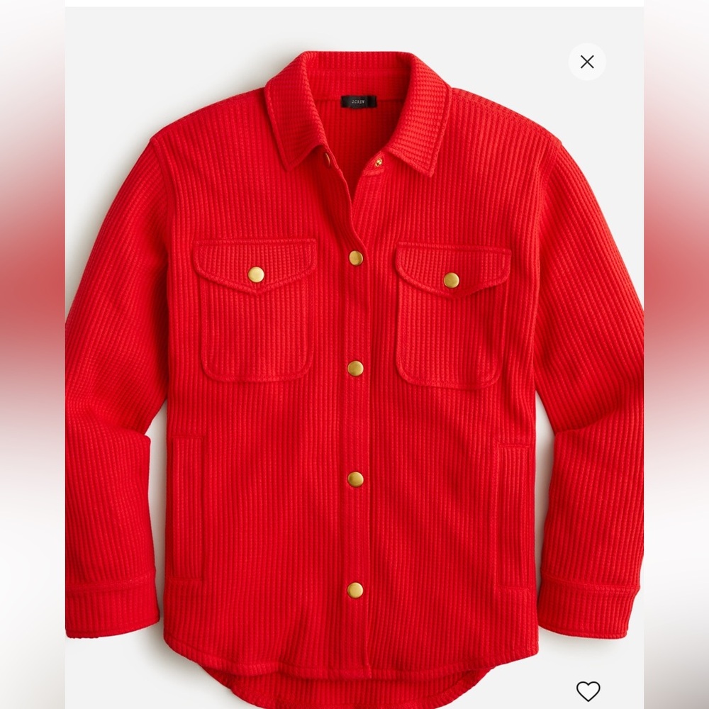 J.Crew waffle knit Big Shirt
